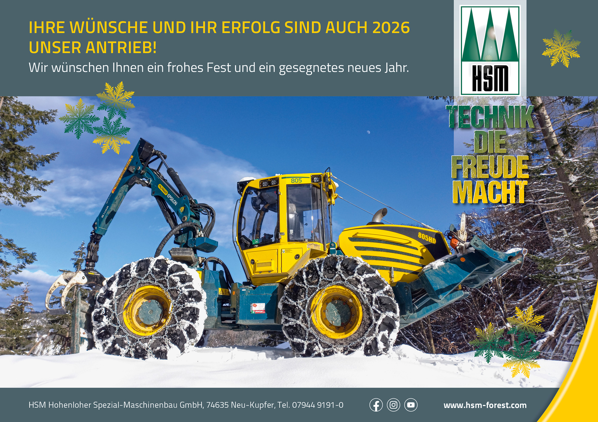 YOUR WISHES AND YOUR SUCCESS ARE OUR DRIVE FOR 2026!