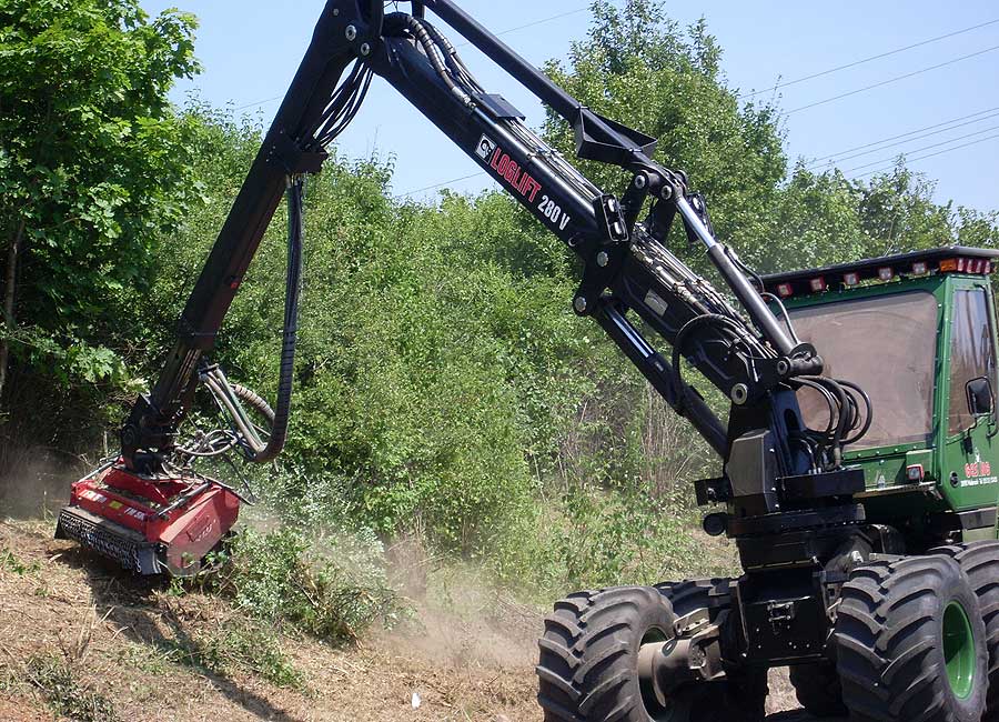 Mulcheranbau an Harvester